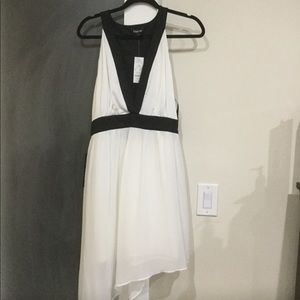 Bebe Asymmetrical maxi dress